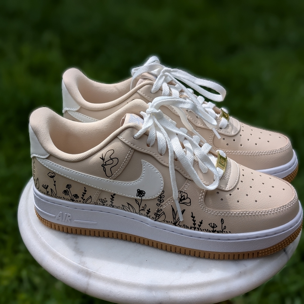 Custom Nike Air Force 1 Floral